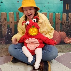 HALLOWEEN baby lobster costume 12 month Carters